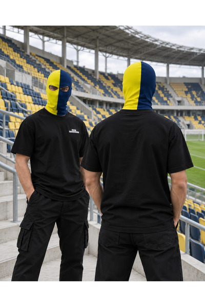 NoiCasuale Sarı Lacivert Taraftar Maske