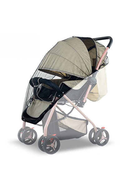 Choice Black Full-cover Baby Stroller Mosquito Net Cover Sunshade Windshield ...