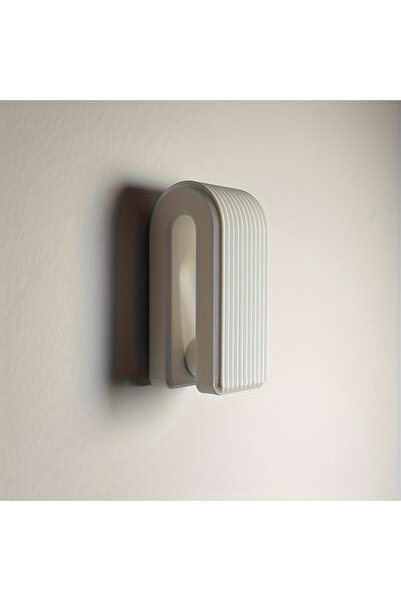 Choice4 WHITE Auto-locking Towel Hanger; Gravity Wall Mount Rack; Novelty Tow...