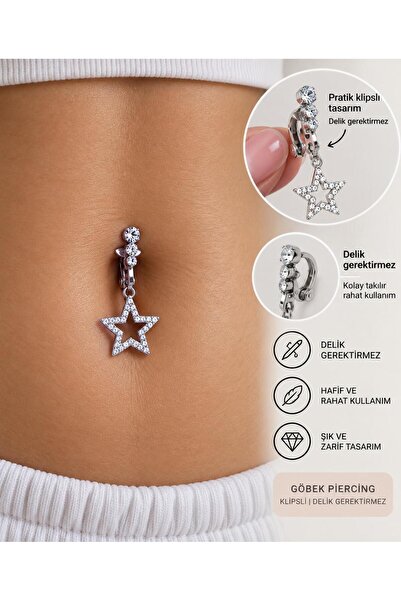 Arescollection DELİKSİZ ( DELİK GEREKTİRMEYEN)SIKIŞTIRMALI YILDIZ SALLANTILI ...