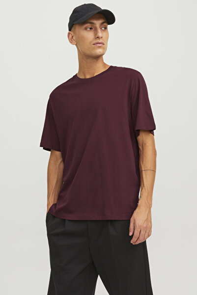 Jack & Jones Erkek Bisiklet Yaka Basic Tisört - Organic