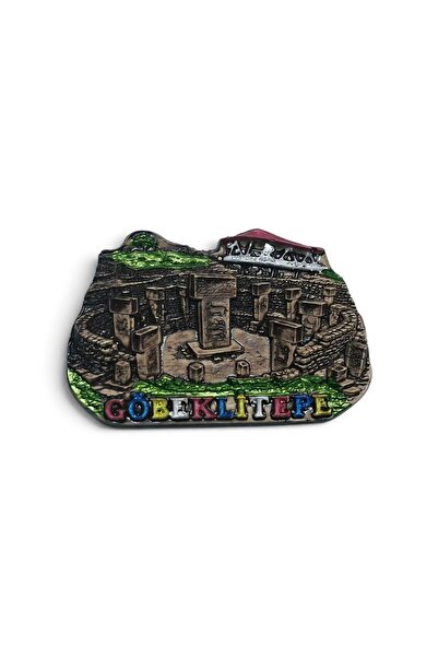 Genel Markalar Şanlıurfa Göbeklitepe magneti polyester kabartma hediyelik magnet