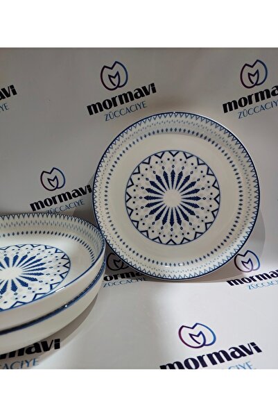 Güral PORSELEN DİJİTAL 3 ADET 23 CM SALATA,SUNUM,BÜYÜK KASE
