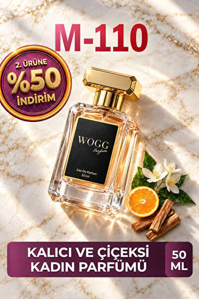 WOGG PARFÜM Sexyy Ambrs M110 Kadın Parfümü 50 ML EDP – Misk, Yasemin ve Porta...