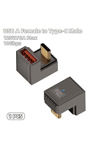 Choice10 120W AM-GM-UX-QS USB C to USB 3.1 OTG Adapter 10Gbps Type C Male to ...