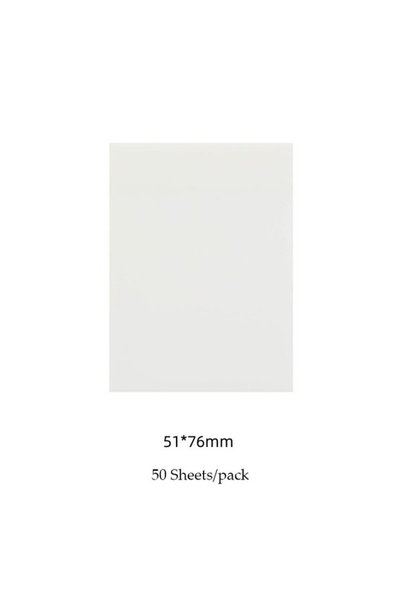 Choice ٥٠ ورقة بيضاء، ٥٠ ورقة من دفاتر الملاحظات اللاصقة الشفافة المقاومة للم...