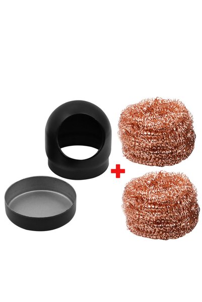 Choice black and Sponger x2 Metal Wire With Stand Set Welding Desoldering Sol...