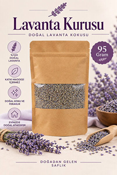 Rosess Lavanta Kurusu 95 g | Isparta’dan Doğal Kokulu Kurutulmuş Çiçek