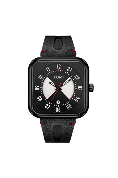 Choice Black TOMI Fashion Square Watch Men's and Women's Simple and Atmospher...