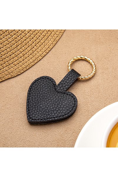 Choice1 1PC Black Travel Bag Hat Clip Kawaii Heart-shaped PU Leather Hat Hang...