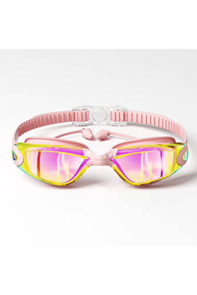 Choice4 Pink Adult Swimming Goggles: HD, Waterproof, Anti-fog, Unisex, Stylis...