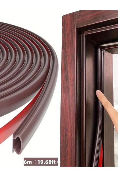 Choice Brown Sealing Strips for Doors and Windows, Waterproof Self-Adhesive S...