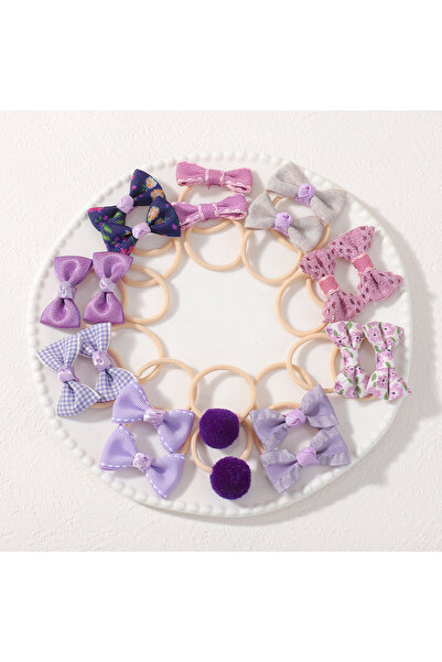 Choice5 FQ5060-20D 20Pcs Elastic Hair Bands for Girls Baby Scrunchies Bows Ki...