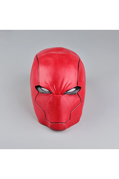 Choice red hood Cosplay Masks Superhero Red Hood Helmet Latex for Adult Man F...