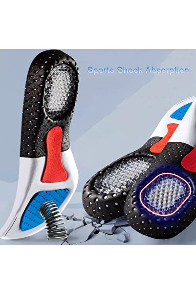 Choice EU45-48-Black-1 Pair Orthopedic Insoles for Man Women Memory Foam Cush...