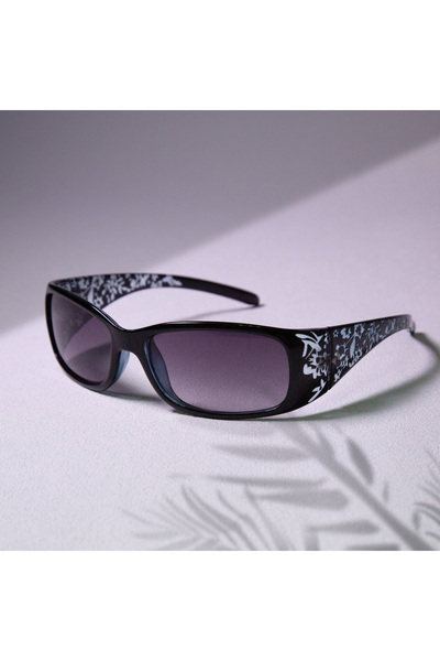 Choice C4 Fashion New Y2K Ladies Pattern Relief Square Small Frame Sunglasses...