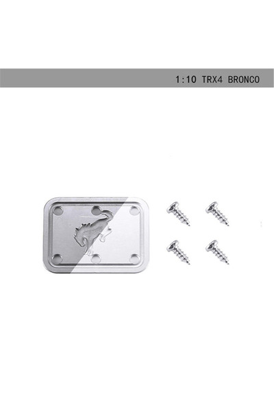 Choice Silver Trx-4 metal fuel tank cap simulated refueling cap, applicable t...
