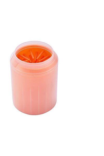 Choice S Orange Dog Paw Cleaner Cup Soft Silicone Combs Portable Outdoor Pet ...