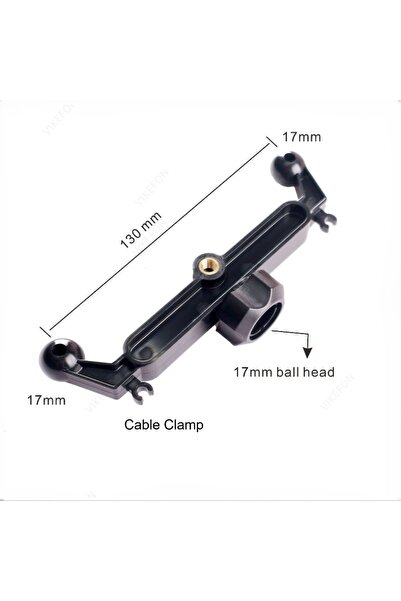 Choice With 1 4 Universel Car Dual 17MM Ball Phone Holder Base Cellphone Brac...