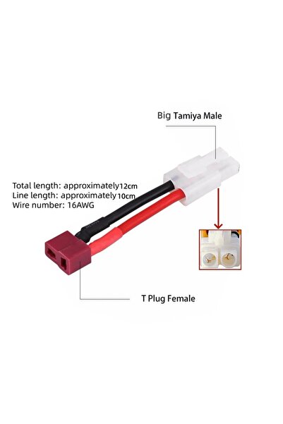 Choice T PlugFemale to male NEW Adapter Female/Male Deans T Plug XT60 to Tami...