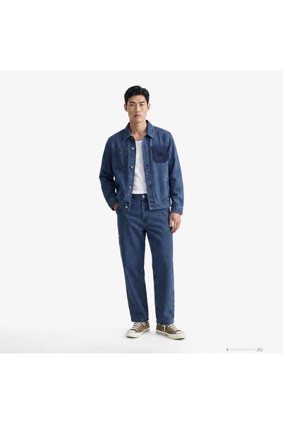 United4 Classic Fit Erkek Mavi Pantolon