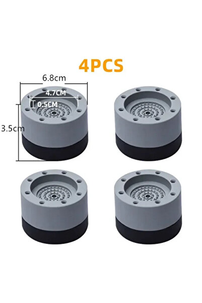 Choice Higher 3.5cm G4512A 4 Pcs Washing Machine Anti Vibration Pads Lifting ...