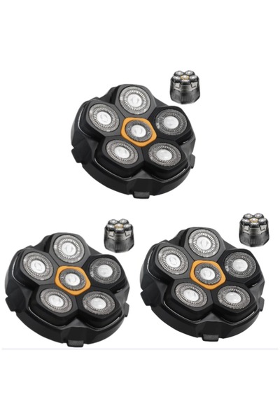 Choice3 blade head 3pcs Bestseller Magnetic 6 Blade Head Shaver Replacement H...