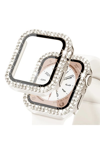 Choice1 40mm series 654 Se Starlight 11 Bling Glass+Cover For Apple Watch Cas...