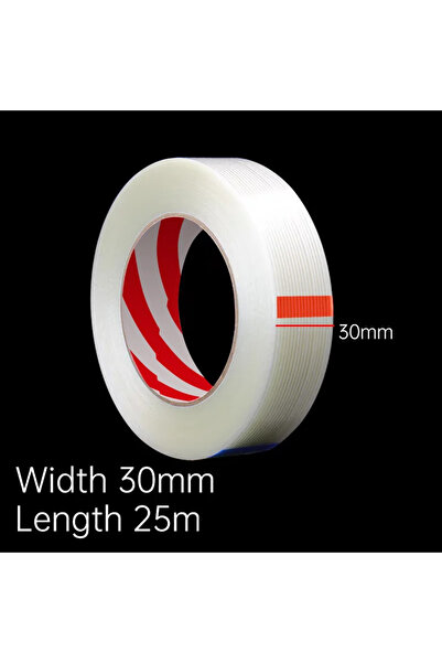 Choice1 25M 30mm Width 25mStriped Fiber Tape Lithium Battery Pack Insulation ...