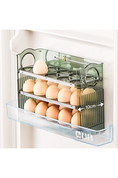 Choice Green G5263A Kitchen Large Capacity Egg Fridge Storage Box - Portable ...