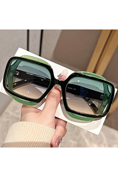 Choice5 Green 2026 Fashion Sunglasses with Polygonal Color Blocking for Men a...