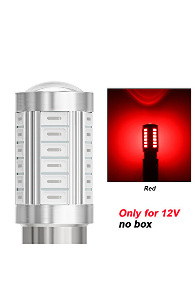 Choice13 1157 BAY15D P21-5W 12V Red 2pcs LED 1156 BA15S P21W 1157 BAU15S PY21...
