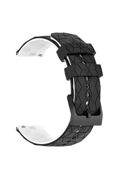 Choice 22mm Black White Silicone 22 20mm Watch Strap for HUAWEI WATCH GT 4 Pr...