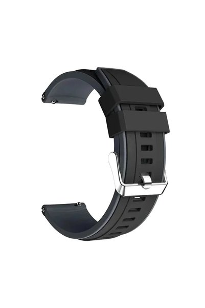 Choice 22mm Wristband Black Gray 1 20 22mm Soft Silicone Watch Strap For Xiao...