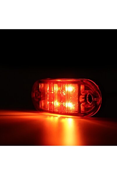 Choice5 10 قطع حمراء 20/10 قطع 4 مصابيح LED 12 فولت - 24 فولت مصابيح جانبية ب...