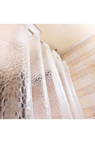 Choice 1set 180x200cm 1Set Waterproof Bathroom Shower Curtain Transparent Bat...