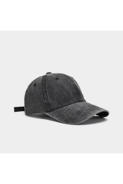 Choice 54-59cm black Baseball Cap Washed Cotton Men Women Snapback Hat Vintag...