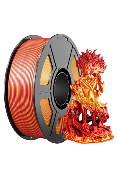 Choice7 Red Gold Dual Color PLA 3D Printer Filament 1.75mm 250g Spool, High P...