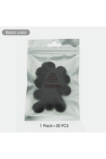 Choice Black-1Pack(30pcs) FAAEAL 15Pairs Replacement Earpads Earphone Eartips...