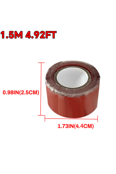 choice2 red Multipurpose Waterproof Self Fusing Silicone Tape, for Pipe/Hose/...