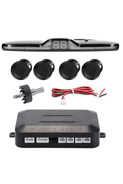 Choice black New LED Parking Sensor System Backlight Parktronic Monitor Displ...
