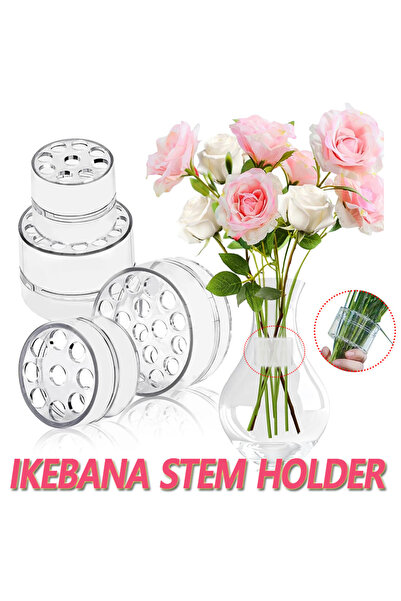 choice2 2 pcs S Spiral Ikebana Stem Holder Sturdy Clear Flower Arrangement Ho...