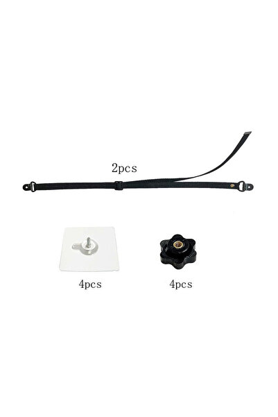 Choice 2pcs safety belt 2 Pack Adjustable TV Safety Straps,No-Drill Adhesive ...