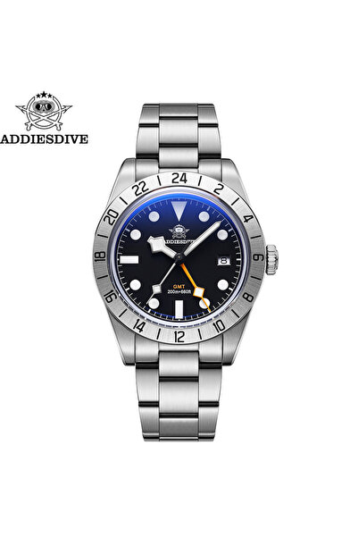 Choice Steel ADDIESDIVE Top Brand 39mm Quartz GMT Watches 20Bar Waterproof Lu...