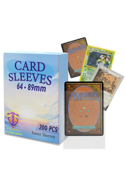 Choice 64x89mm 200 PCS Inner Card Sleeves Perfect Fit MTG/YGO Game Cards ,Spo...