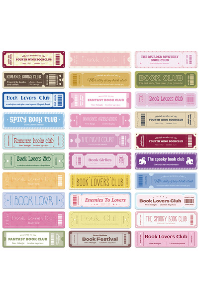 Choice 30pcs 30pcs book lovers bookmarks creative literary students reading b...