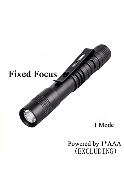 Choice 8.8cm 701 Mini Portable LED Flashlight Torch Flash Light Battery Hunti...