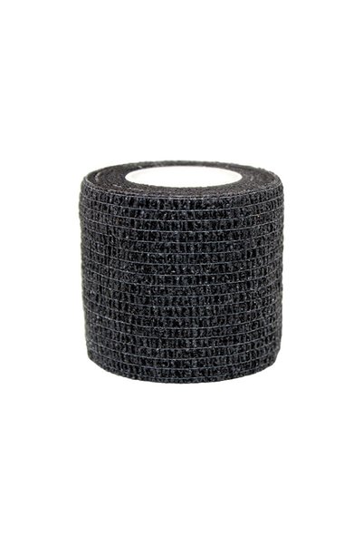 Choice Black 6pcs Self-Adhering Bandage Fixing Bandage Animal Bandage Hand Te...