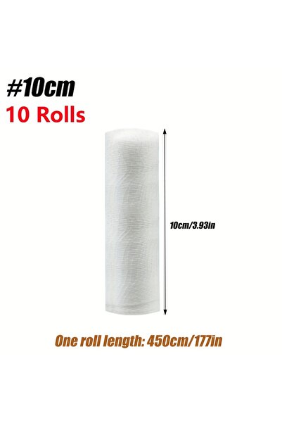 Choice 10cm 10 Rolls Breathable Gauze Bandage Rolls，Flexible & Secure Fit, Mu...