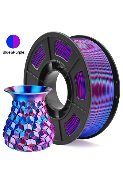 Choice PLA Filament 1.75mm Dual Color Blue Purple, 3D Printer Filament , 250g...